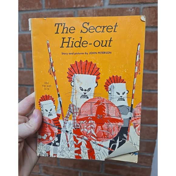 Vintage 1965 The Secret Hide-Out by John Peterson Paperback Children's Book - Picture 1 of 5